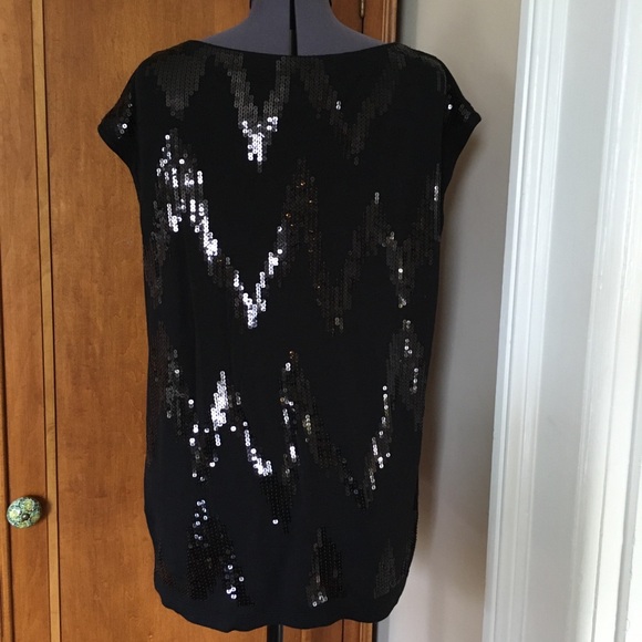 Marseille Zig Zag Sequin Sleeveless Top - Picture 4 of 8